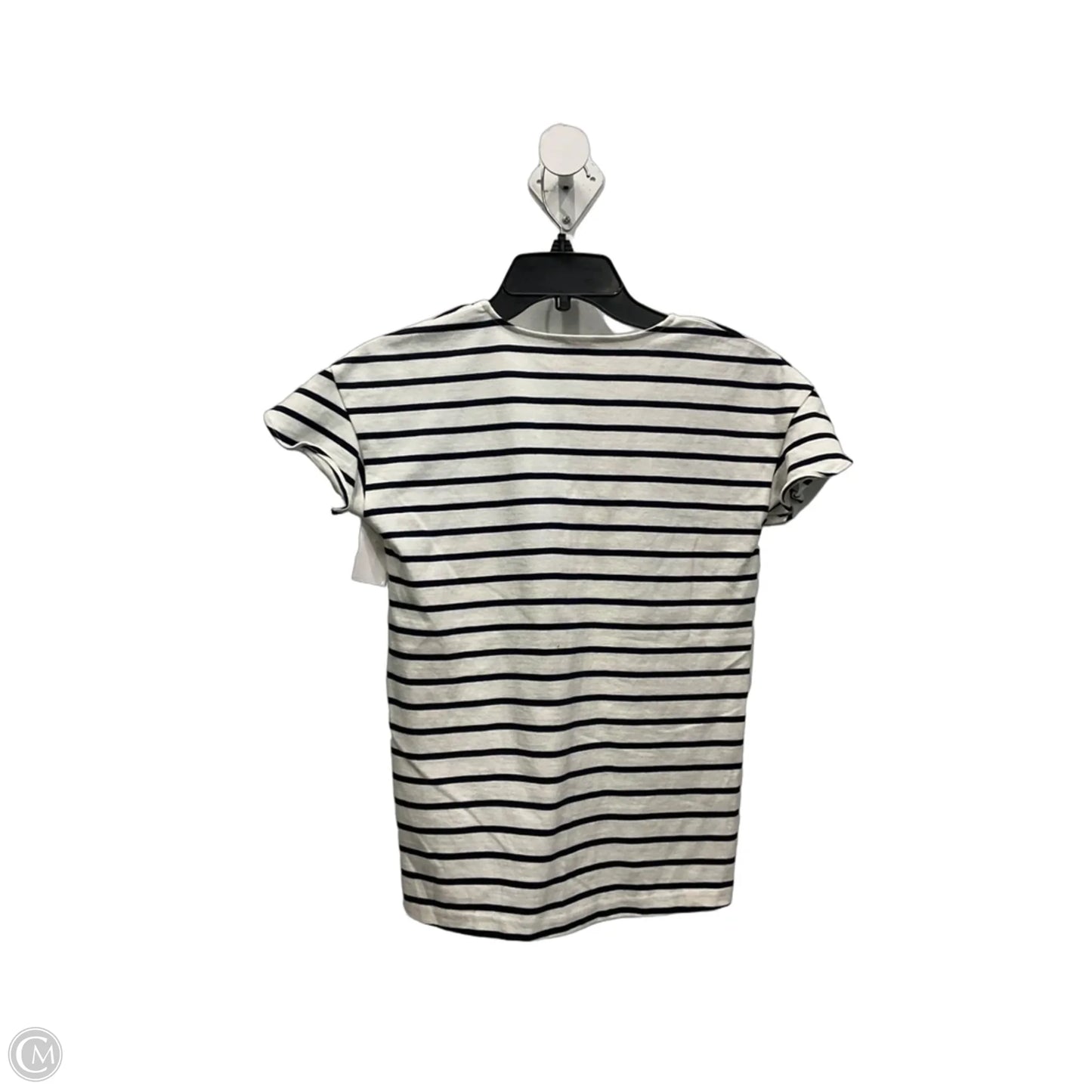Top Short Sleeve By J. Crew In Striped Pattern, Size: Xxs