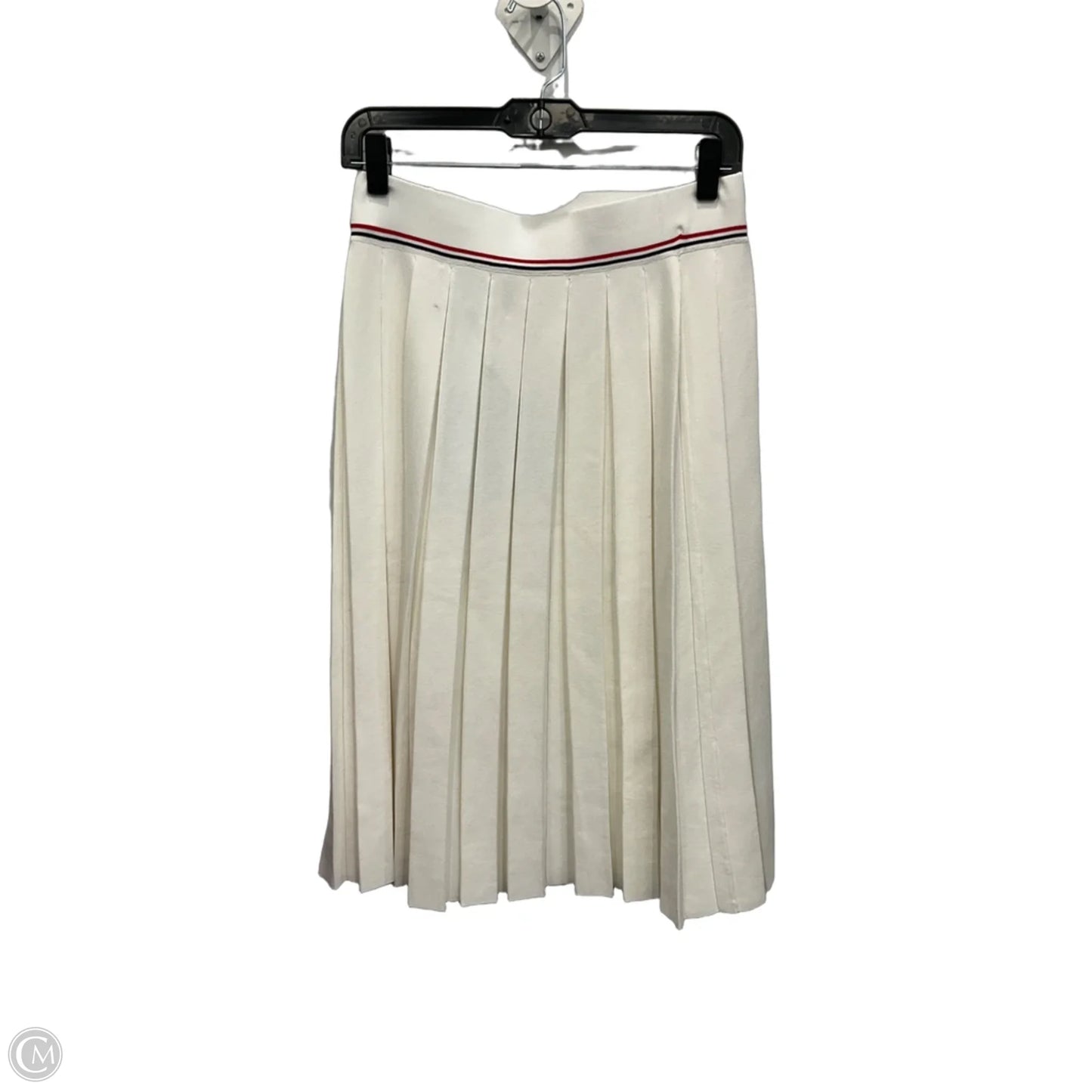 Skirt Midi By Clothes Mentor In White, Size: 8