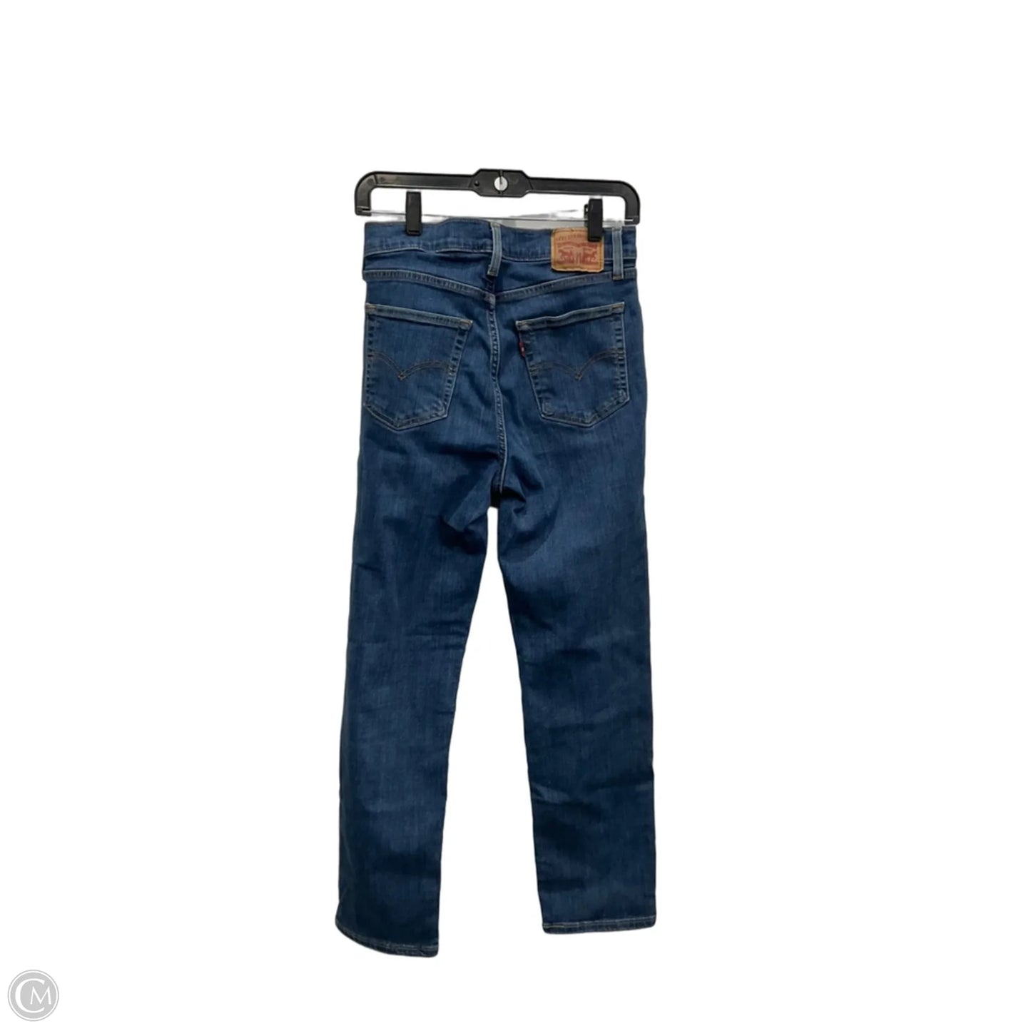Jeans Straight By Levis In Blue Denim, Size: 6
