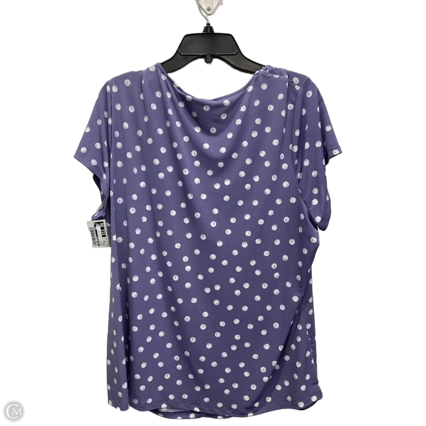 Top Short Sleeve By Lane Bryant In Purple, Size: 2x