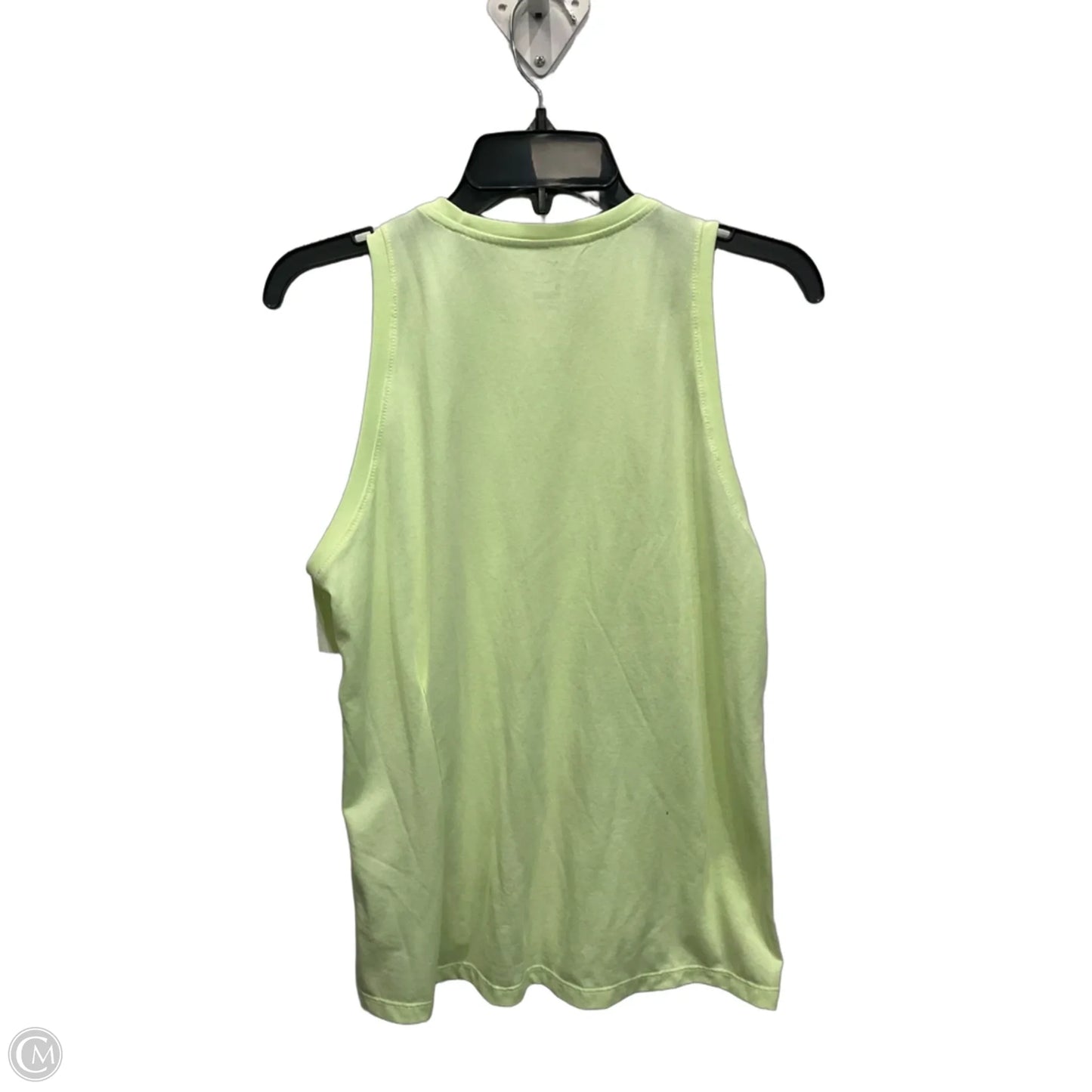 Athletic Tank Top By Nike In Yellow, Size: L