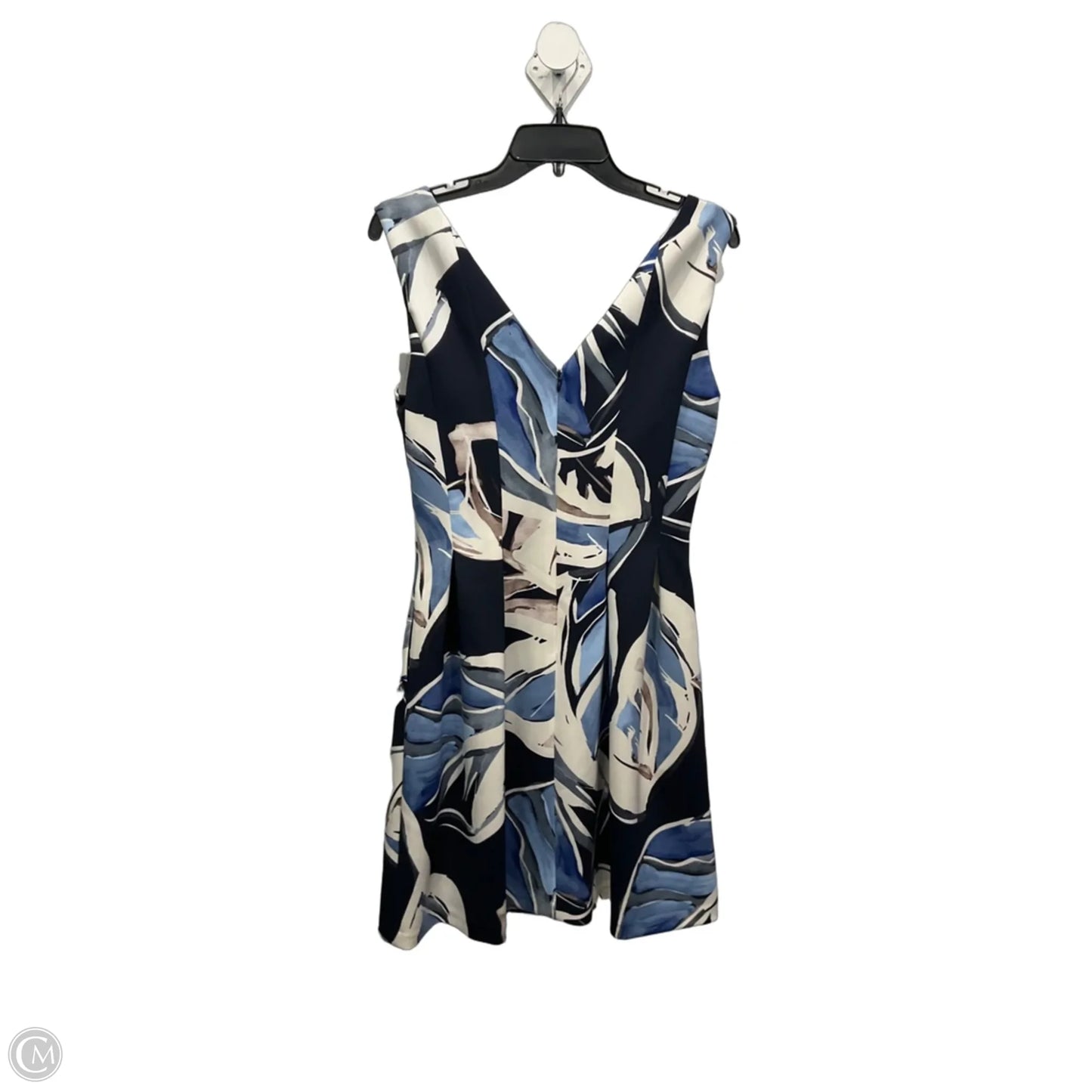 Dress Party Midi By Vince Camuto In Blue & White, Size: M