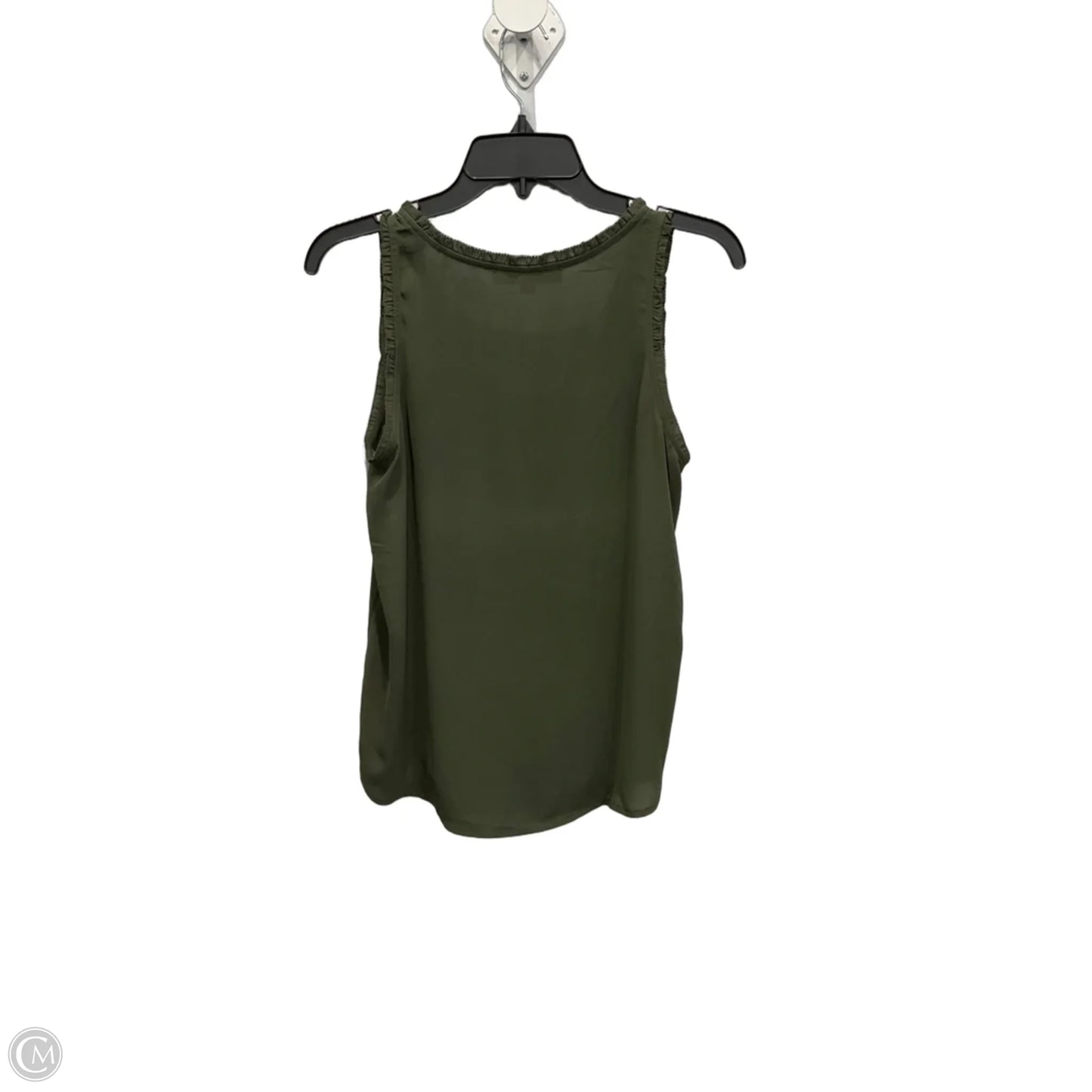 Top Sleeveless By Loft In Green, Size: S