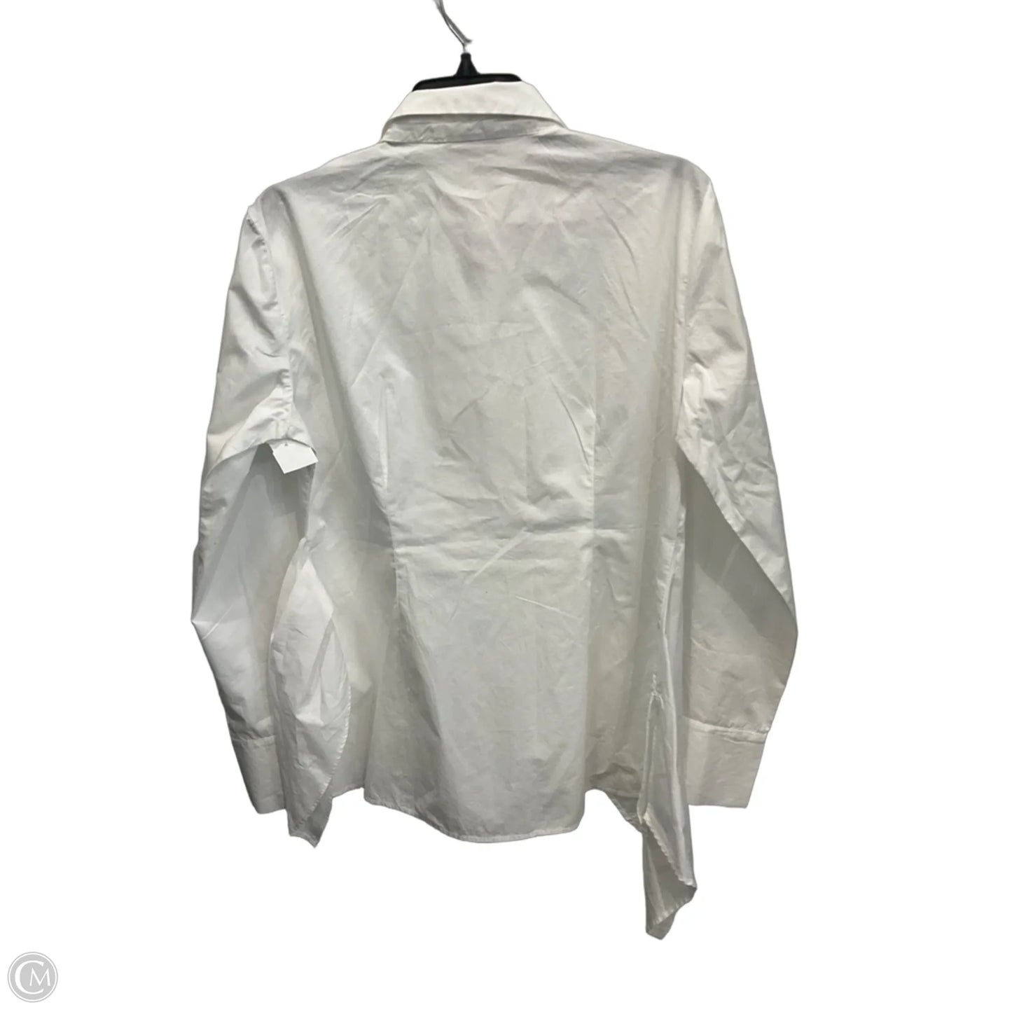 Top Long Sleeve By Loft In White, Size: S
