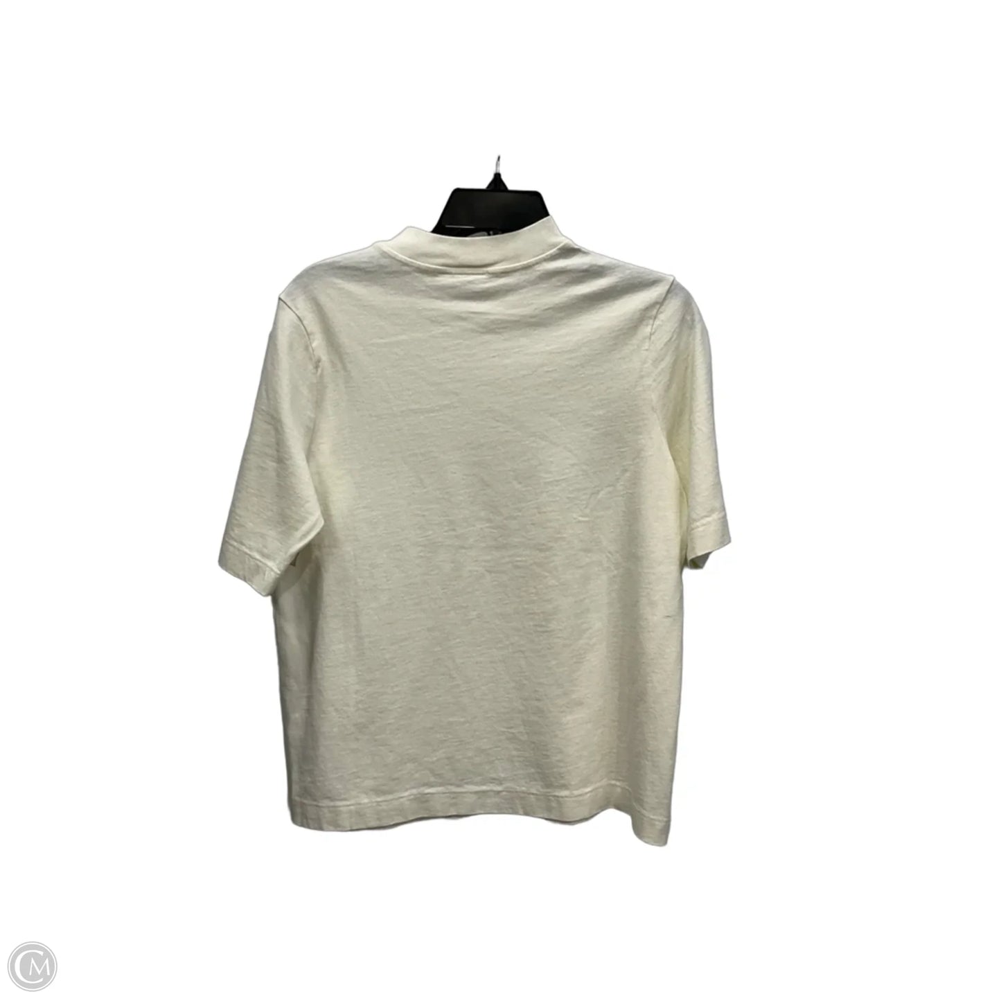 Top Short Sleeve By Adriano Goldschmied In Cream, Size: S