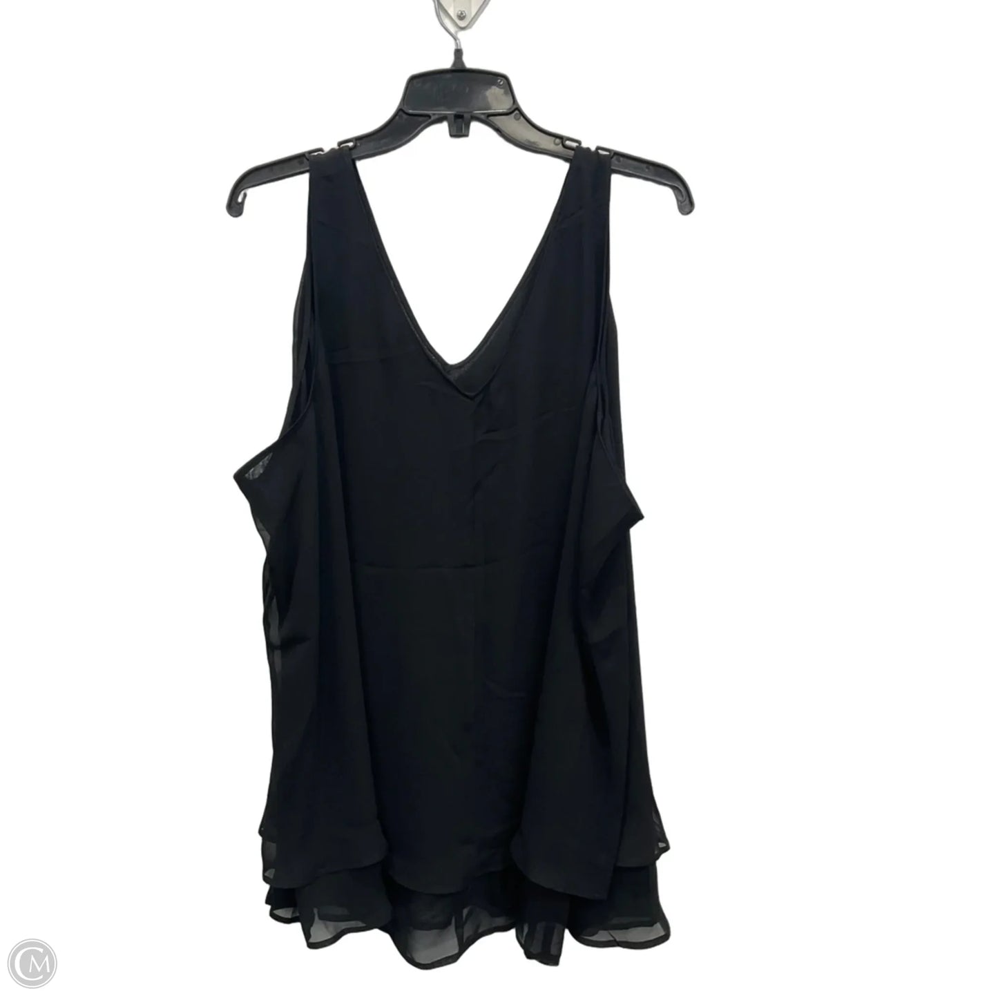Top Sleeveless By Lane Bryant In Black, Size: 3x