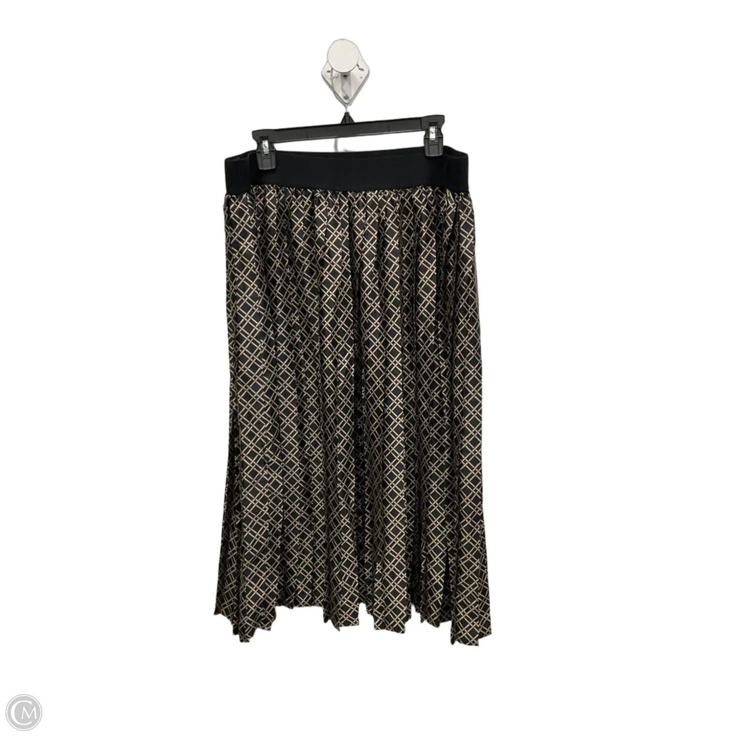 Skirt Maxi By Lane Bryant In Black & Cream, Size: 18