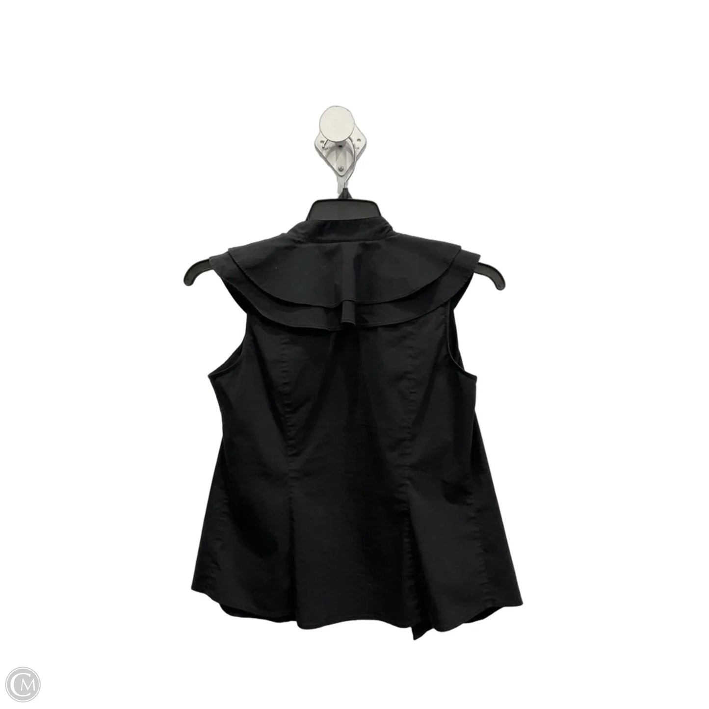 Blouse Sleeveless By Kenneth Cole In Black, Size: S