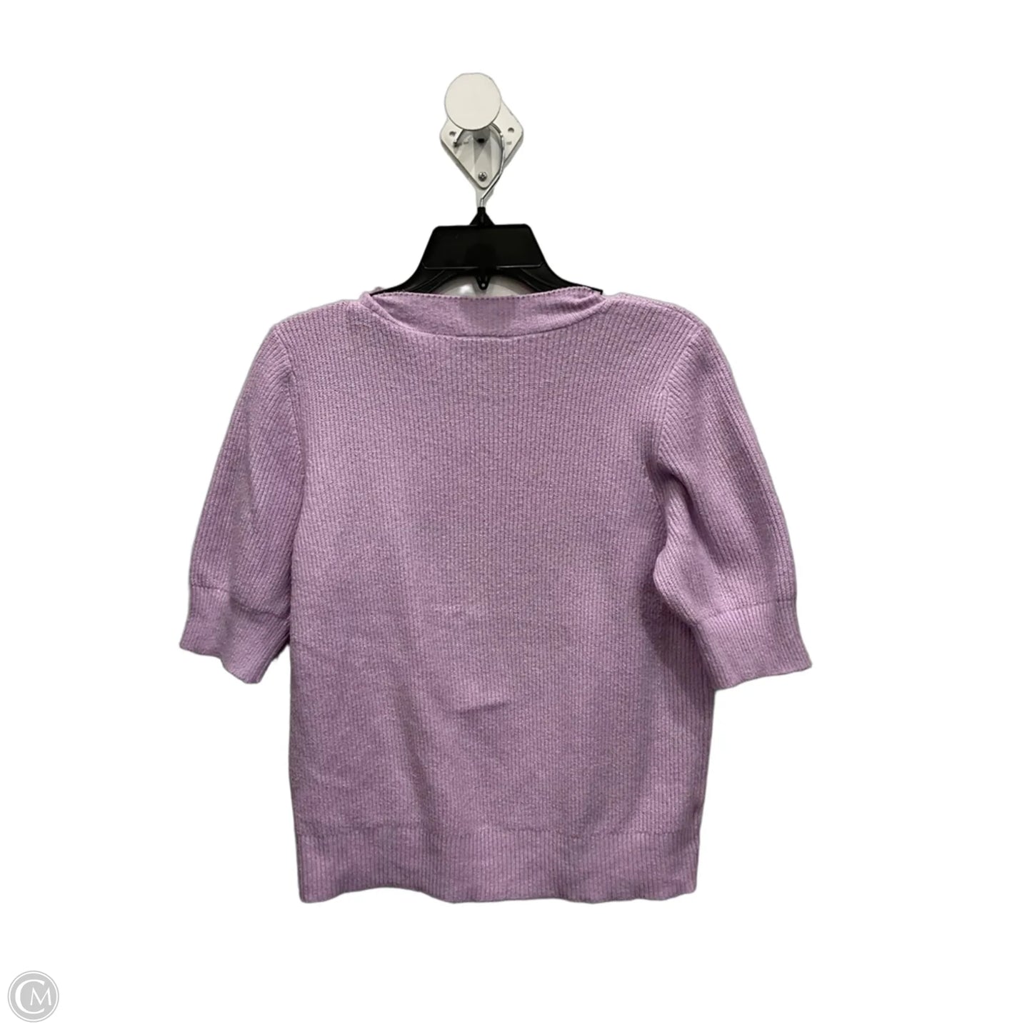 Top Short Sleeve By Loft In Purple, Size: S