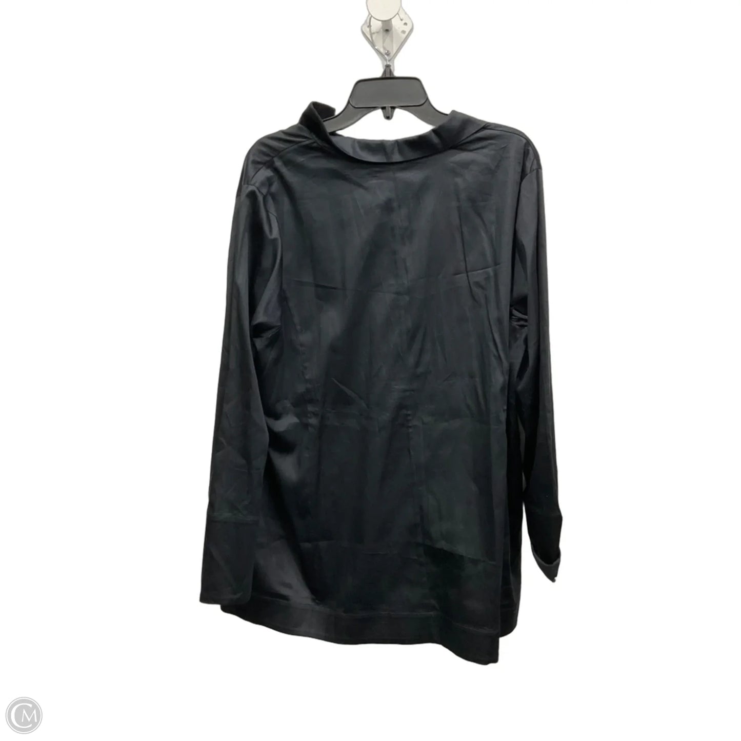 Top Long Sleeve By Soft Surroundings In Black, Size: 2x