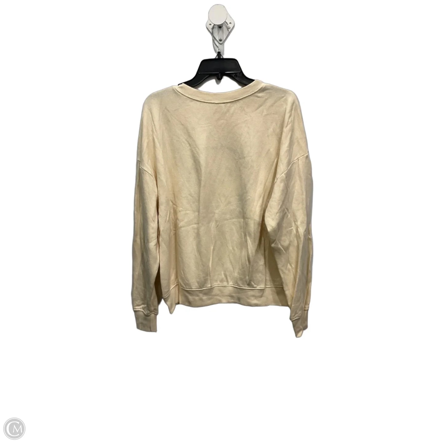 Sweatshirt Crewneck By By Together In Cream, Size: S