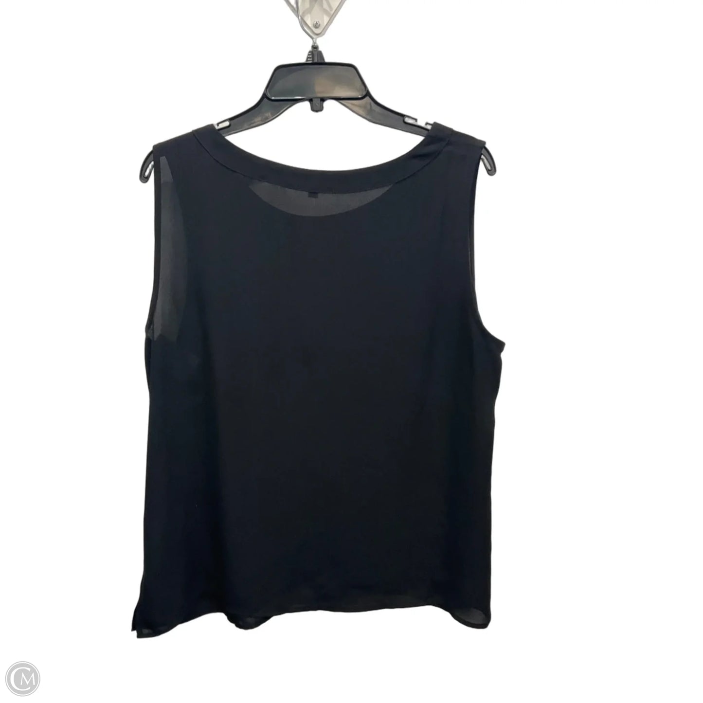 Top Sleeveless By Talbots In Black, Size: L