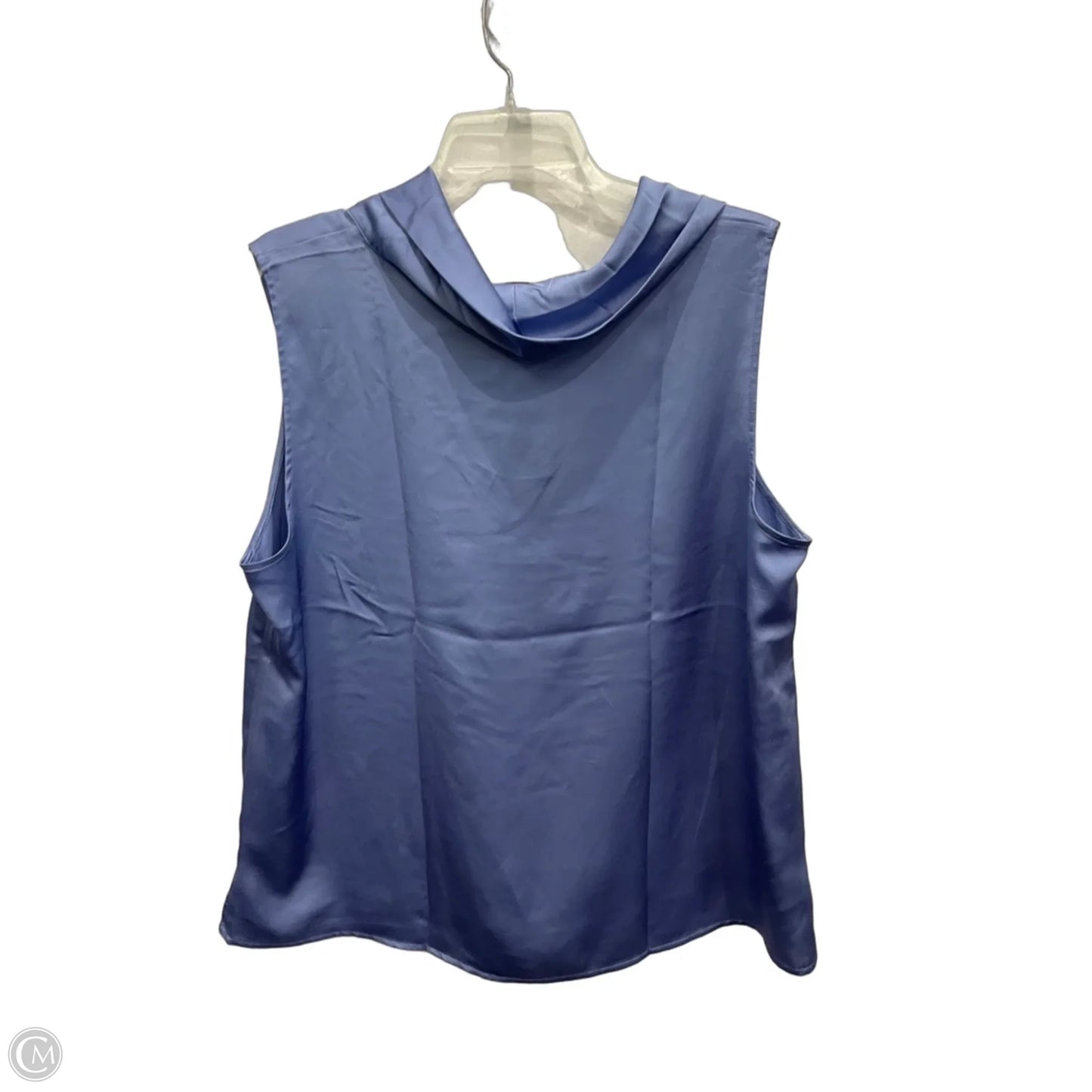 Top Sleeveless By Loft In Blue, Size: L