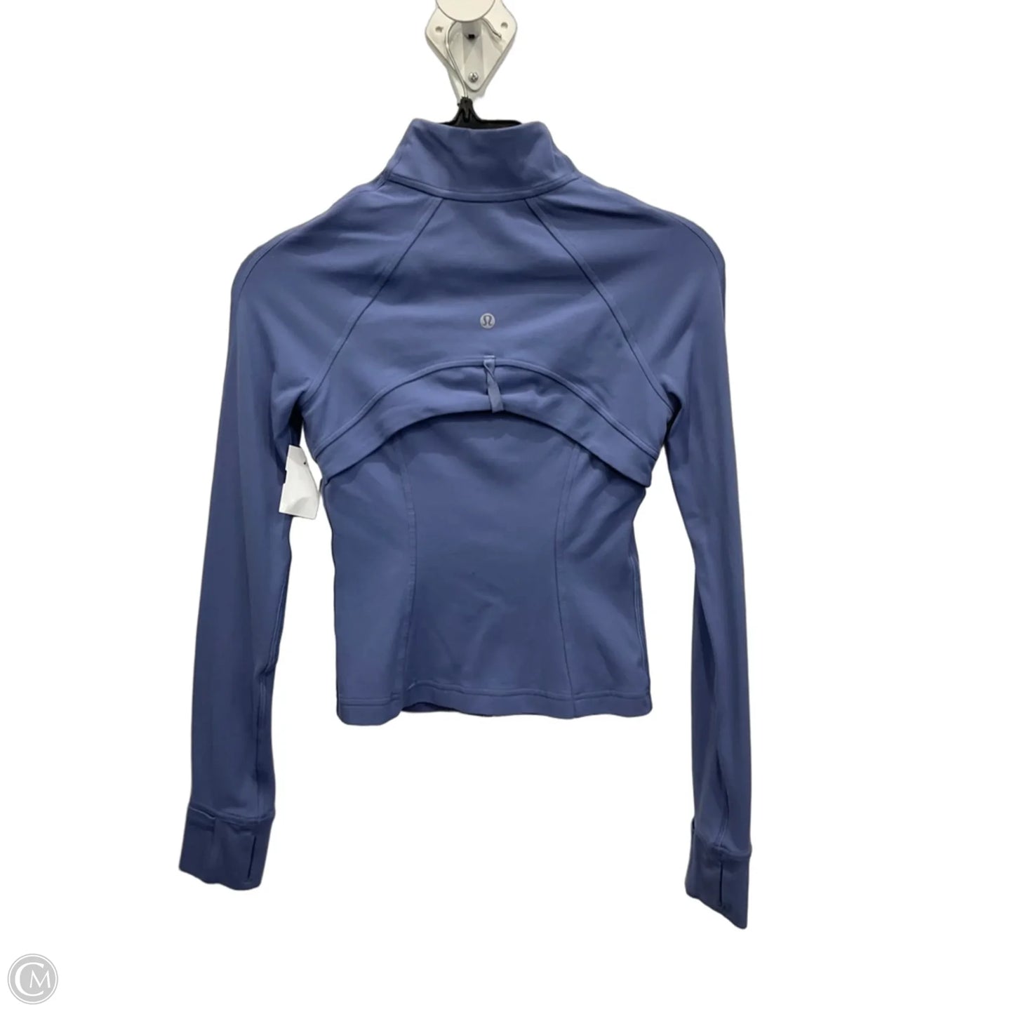 Athletic Jacket By Lululemon In Blue, Size: Xs