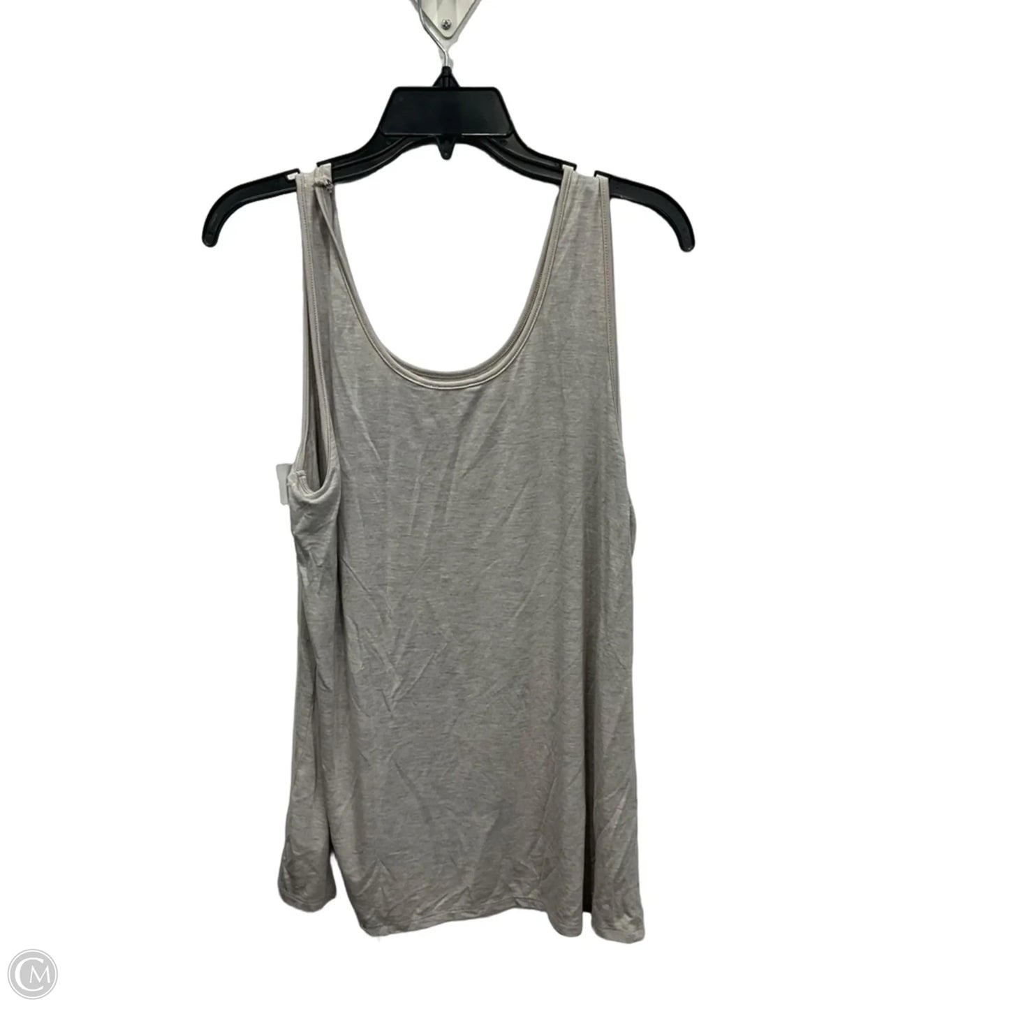 Top Sleeveless By H For Halston In Grey, Size: L