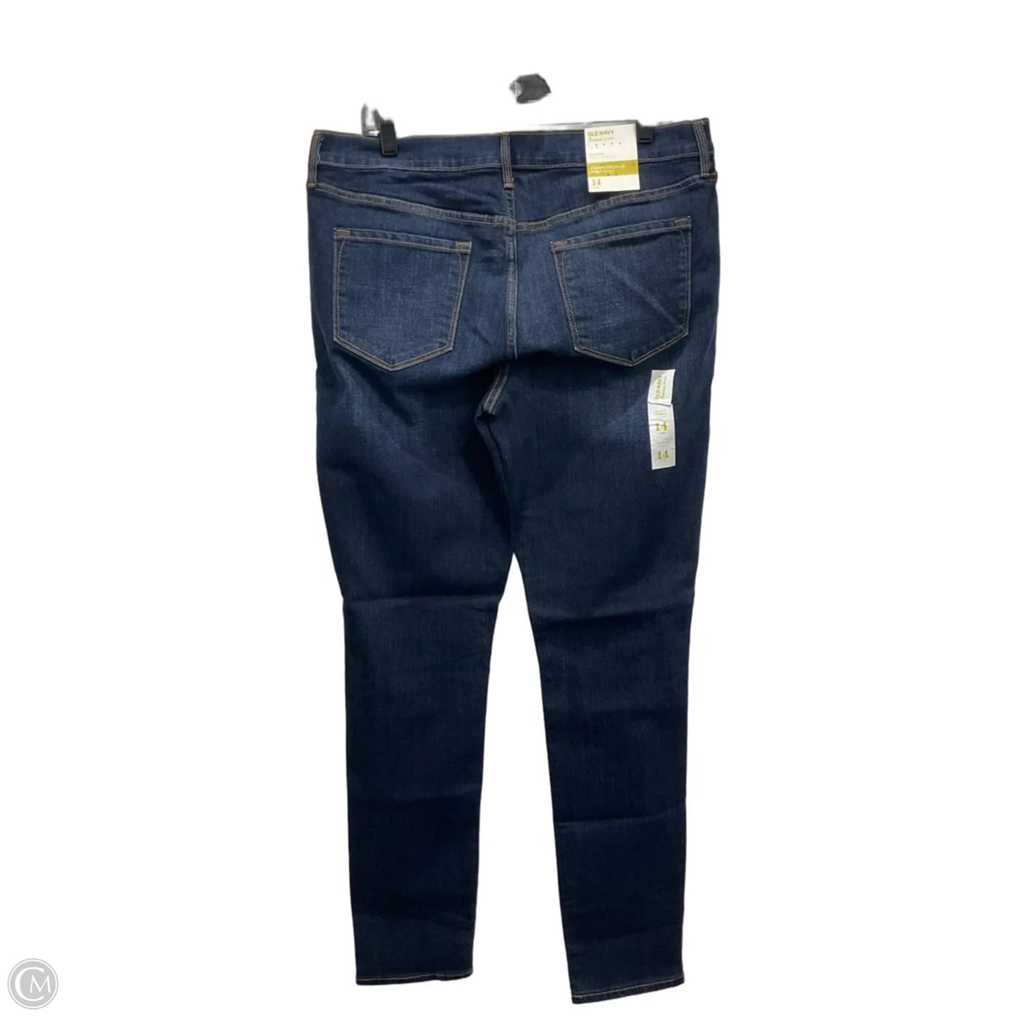Jeans Skinny By Old Navy In Blue, Size: 14