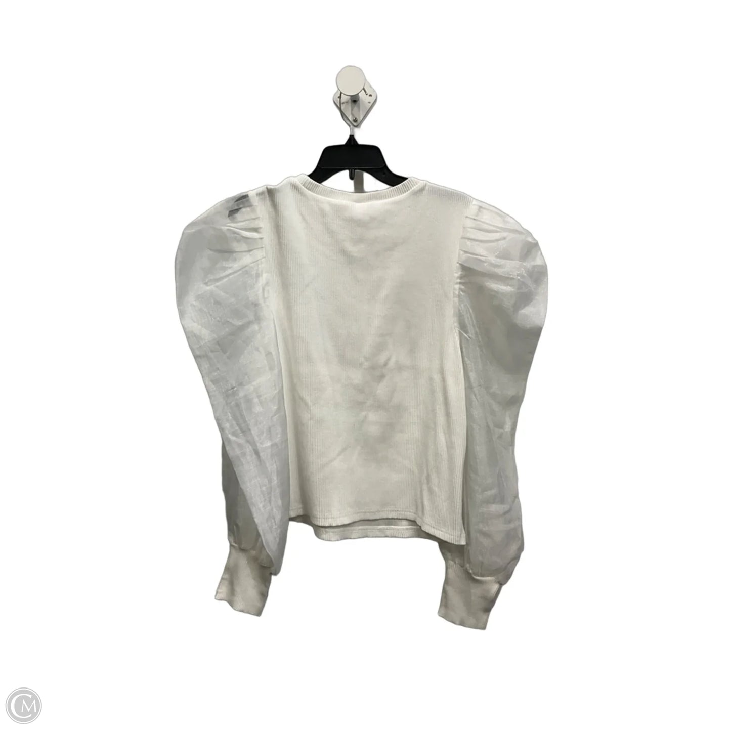 Top Long Sleeve By Dolan In White, Size: 1x