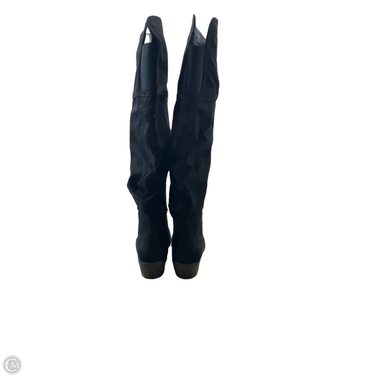 Boots Knee Heels By Maurices In Black, Size: 8