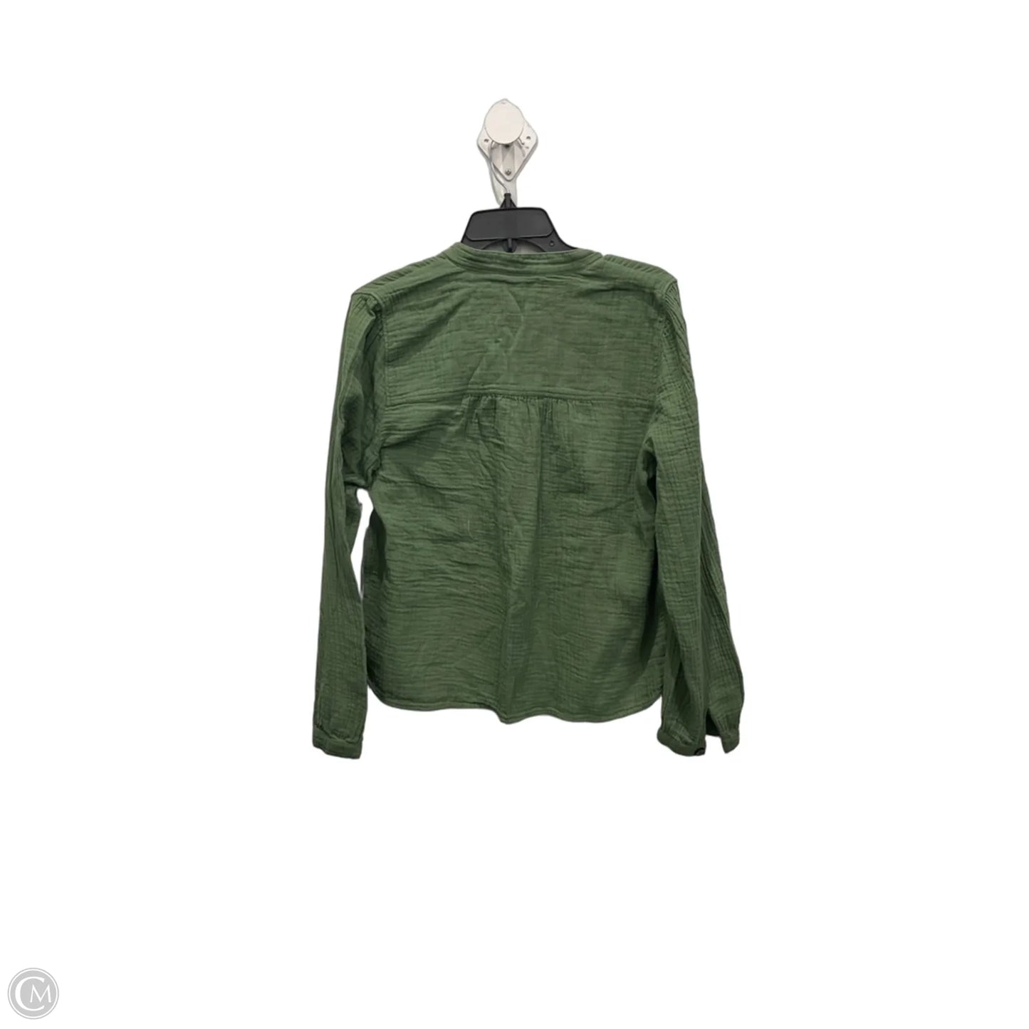 Top Long Sleeve By J. Crew In Green, Size: M
