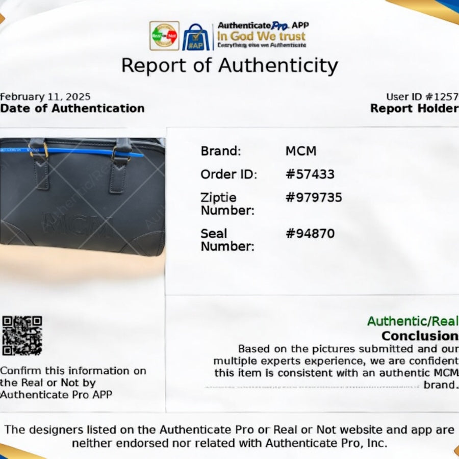 Handbag Luxury Designer By Mcm Size: Small