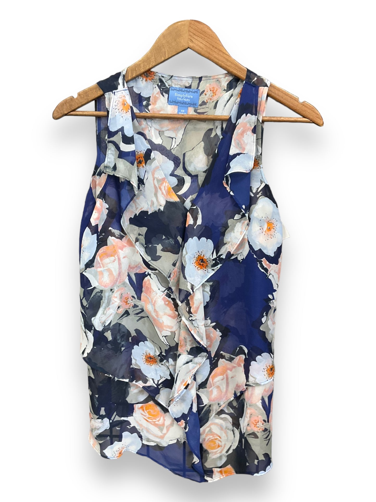 Blouse Sleeveless By Vera Wang Size: Xs
