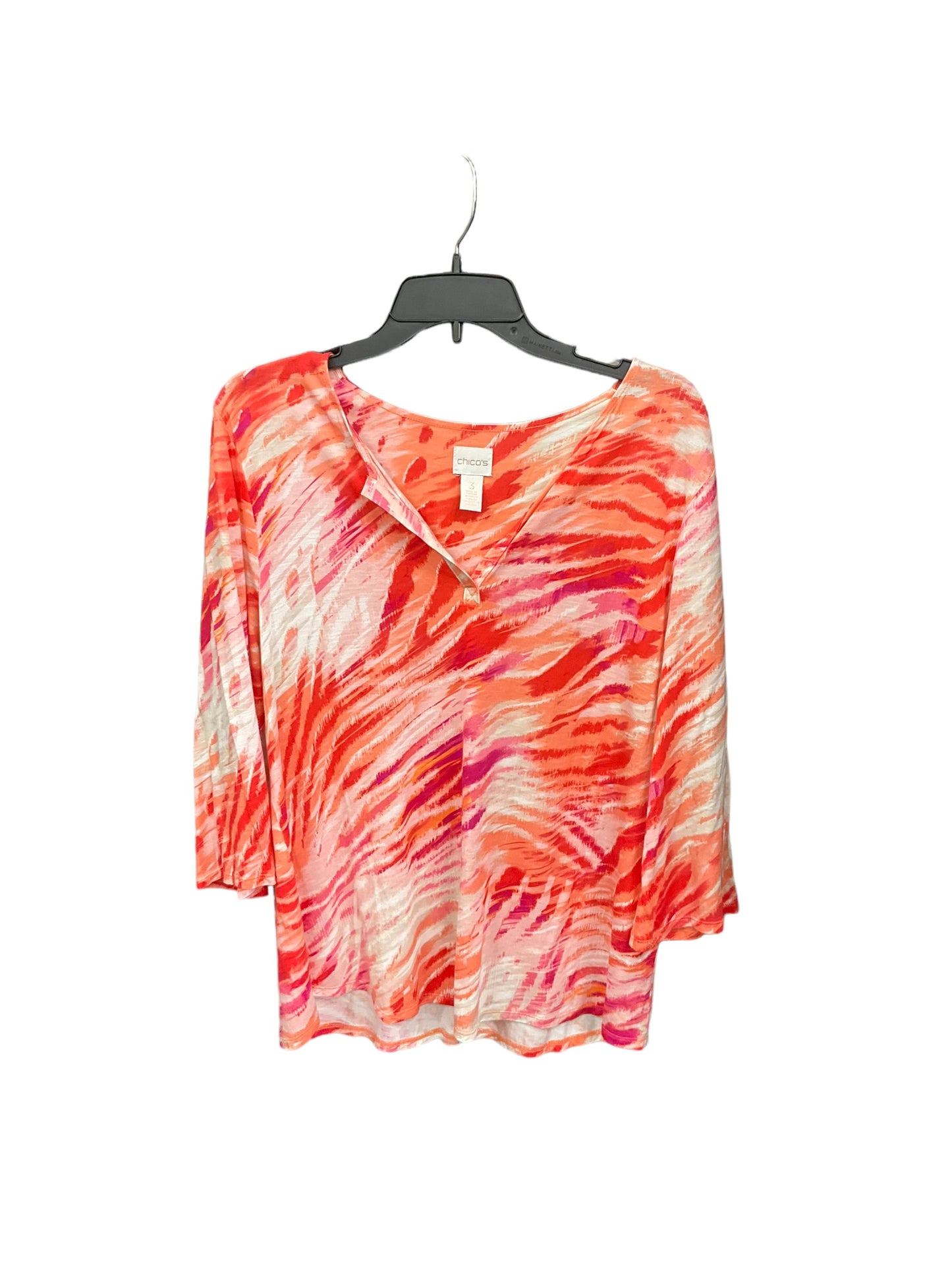 Top 3/4 Sleeve By Chicos Size: Xl