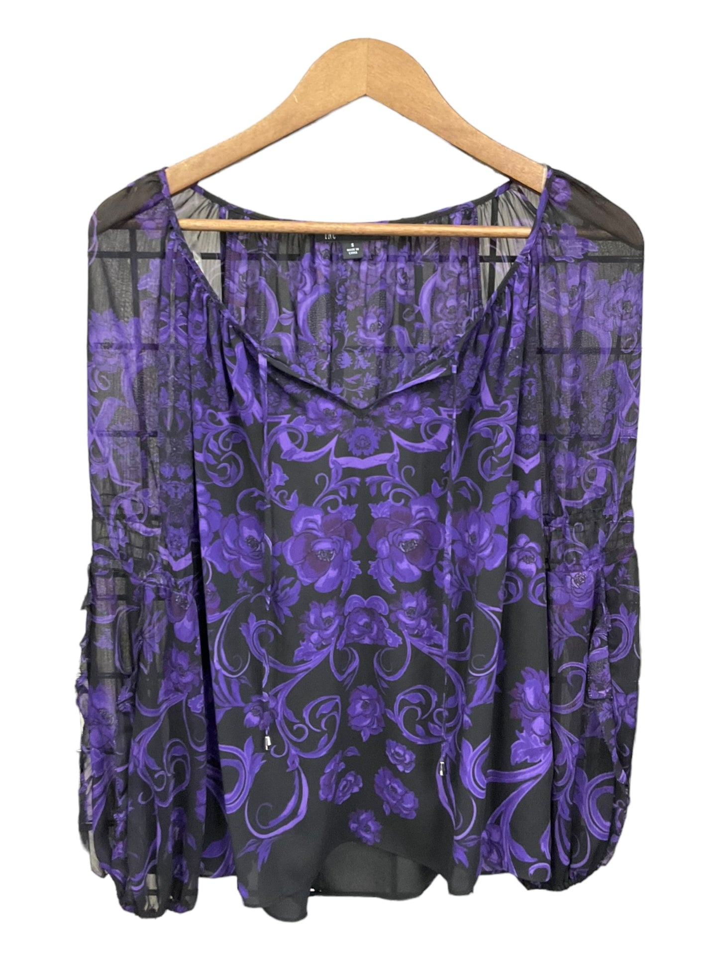 Blouse Long Sleeve By Inc Size: S