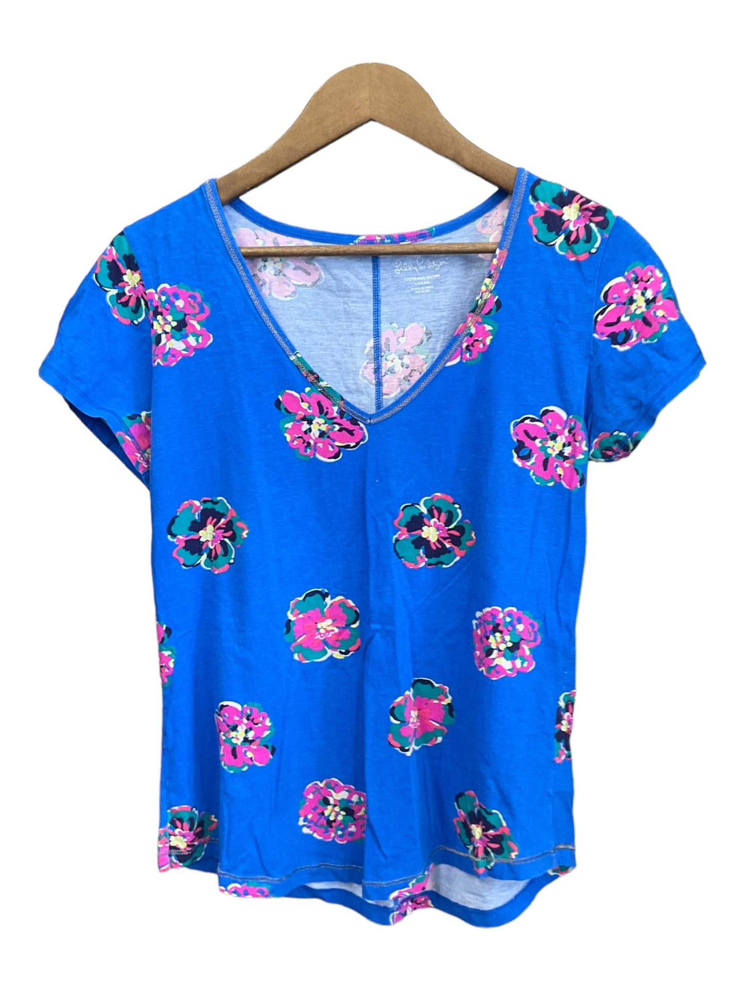 Top Short Sleeve By Lilly Pulitzer Size: L