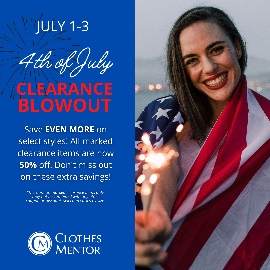 July 1-3 | 4th of July Clearance Blowout