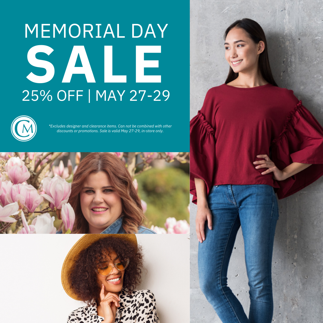 May 27-29: Memorial Day Sale *In-Store Only*