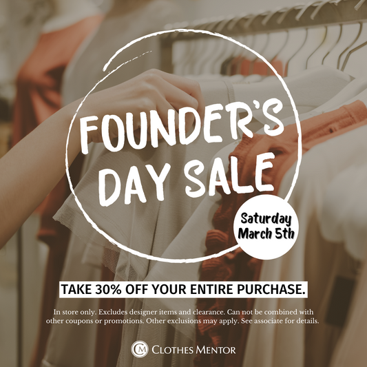 Founder's Day Sale