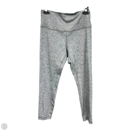 Athletic Leggings By Lululemon In Grey, Size: 10