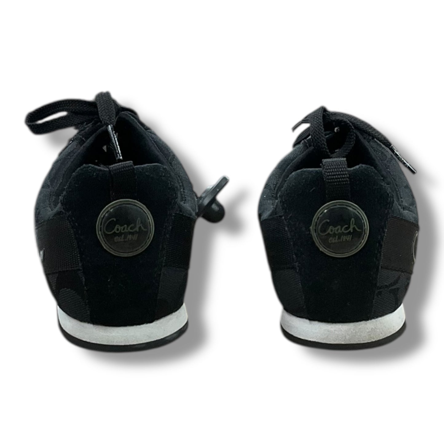 Shoes Designer By Coach In Black, Size: 7.5