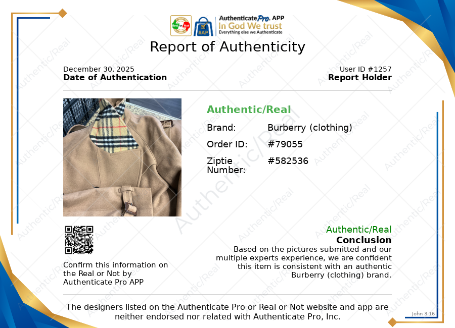 Coat Luxury Designer By Burberry In Tan, Size: S