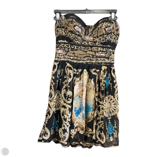 Dress Party Midi By Bebe In Black, Size: Xs
