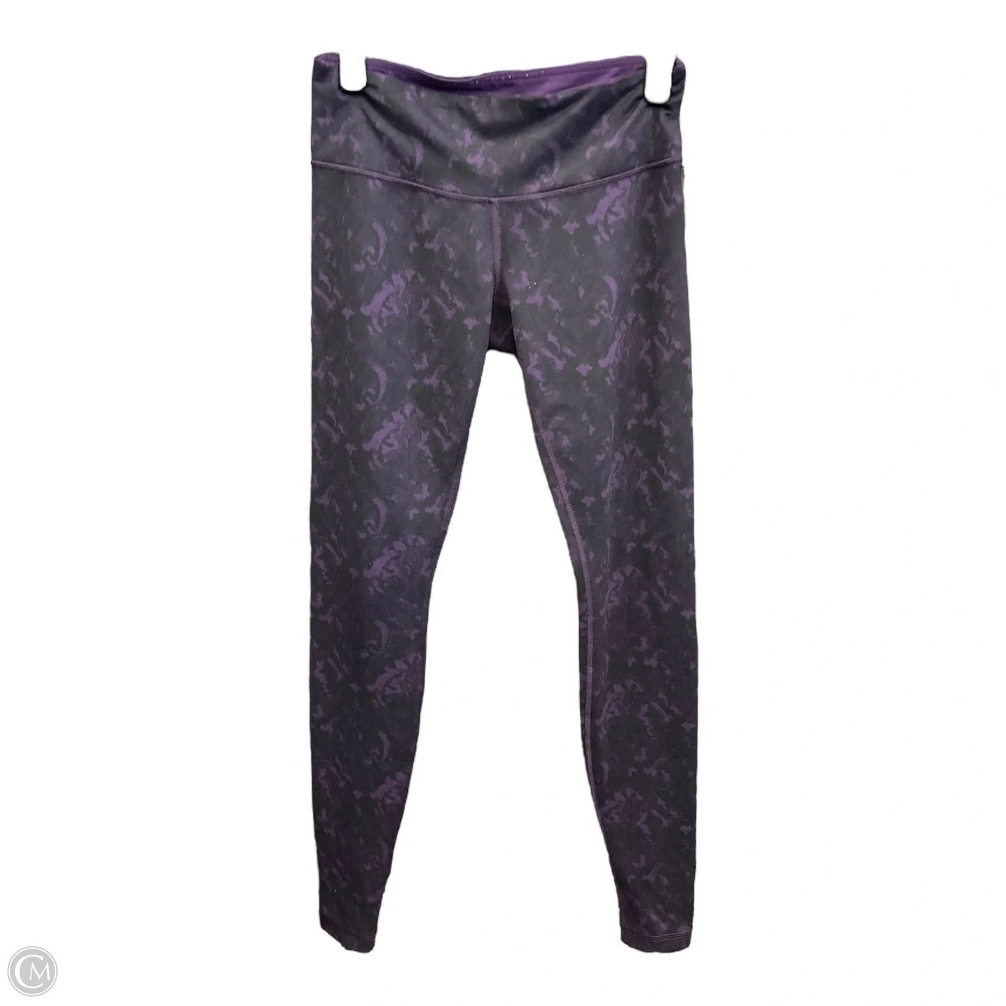 Athletic Leggings By Lululemon In Black & Purple, Size: 6