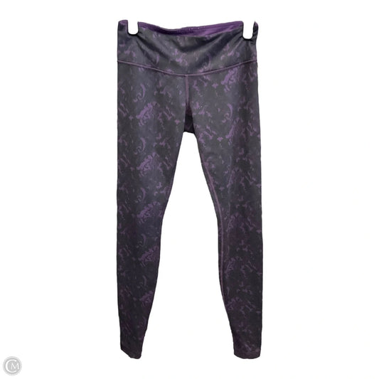 Athletic Leggings By Lululemon In Black & Purple, Size: 6