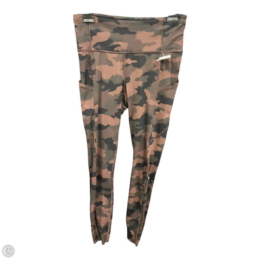 Athletic Leggings By Lululemon In Camouflage Print, Size: 6