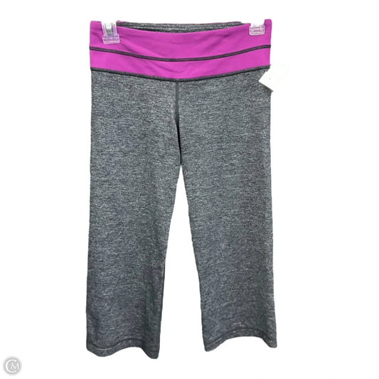 Athletic Capris By Lululemon In Grey, Size: S
