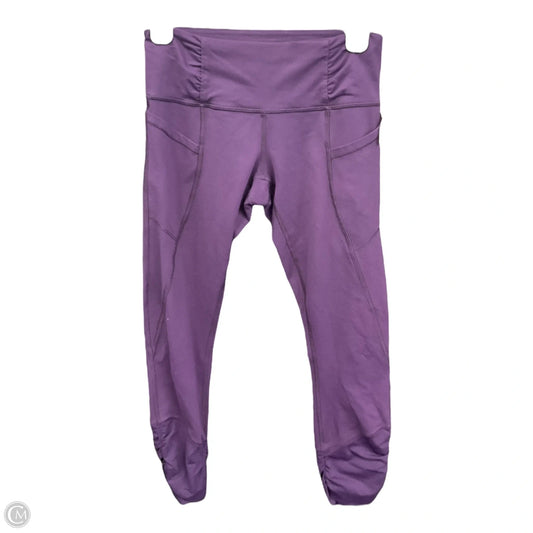 Athletic Leggings By Lululemon In Purple, Size: 4