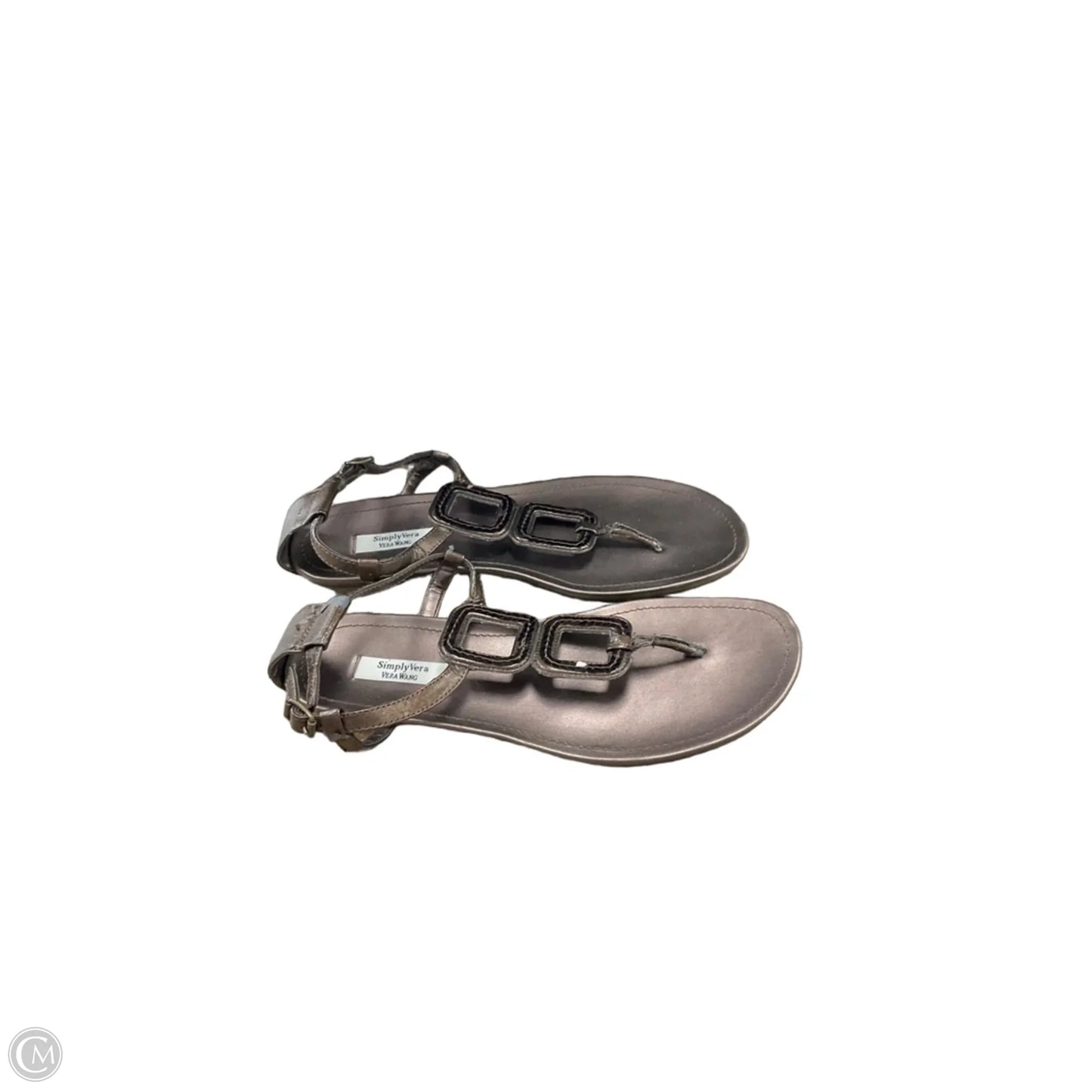 Sandals Flats By Simply Vera In Brown, Size: 9