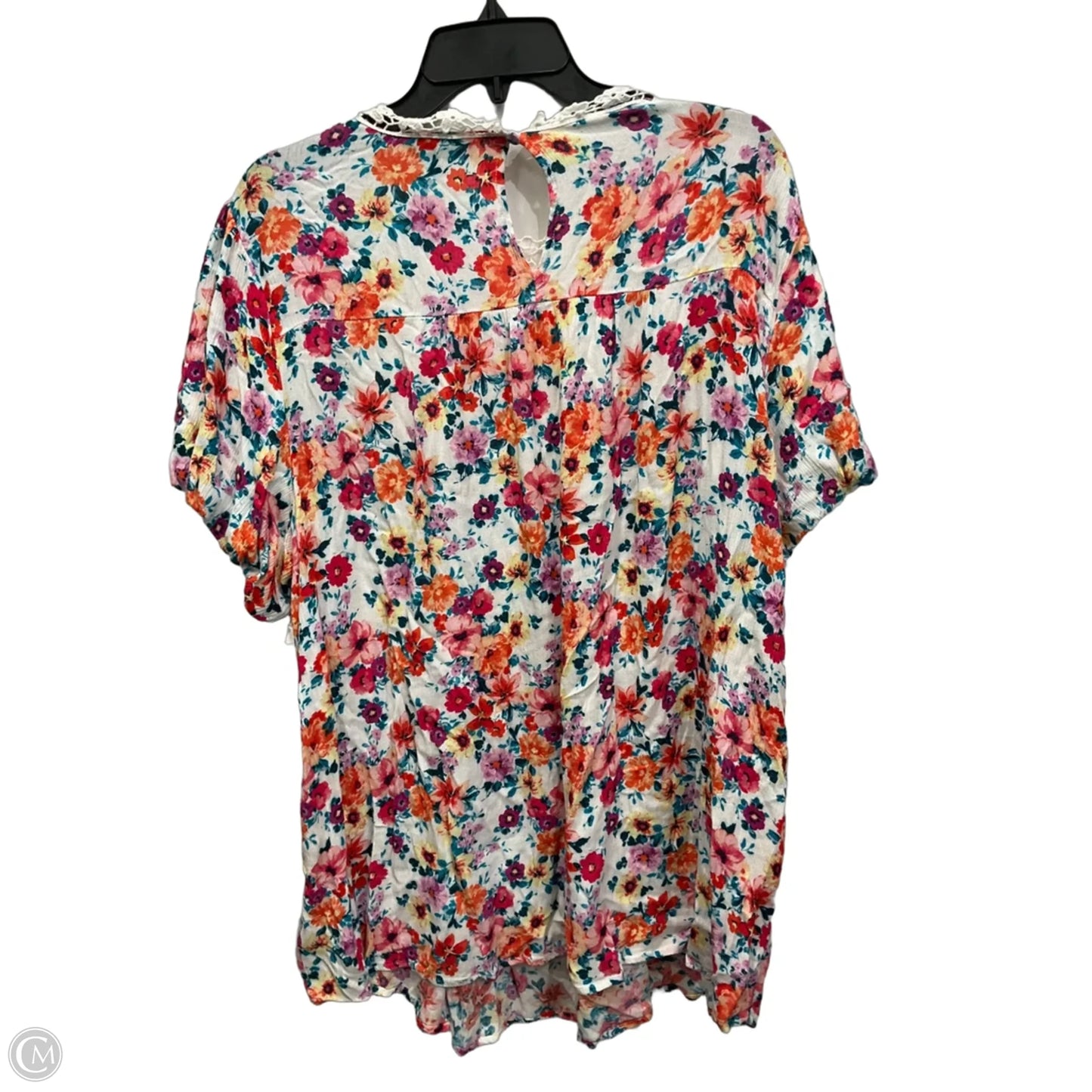 Top Short Sleeve By Torrid In Floral Print, Size: 3x