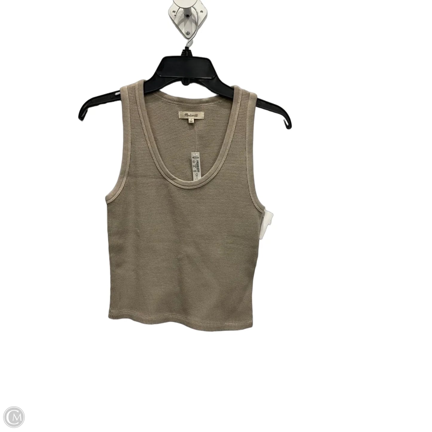 Top Sleeveless By Madewell In Tan, Size: S