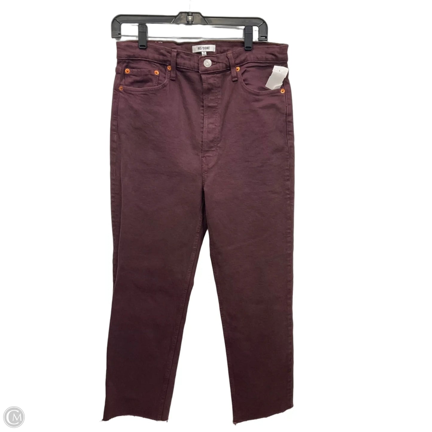 Jeans Straight By Cmb In Red Denim, Size: 10