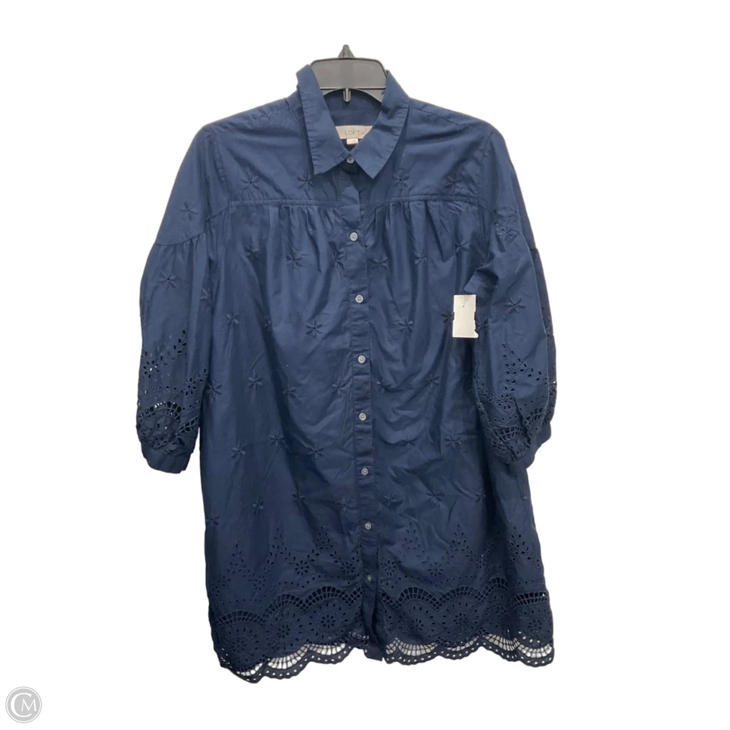 Dress Casual Short By Loft In Navy, Size: Lp