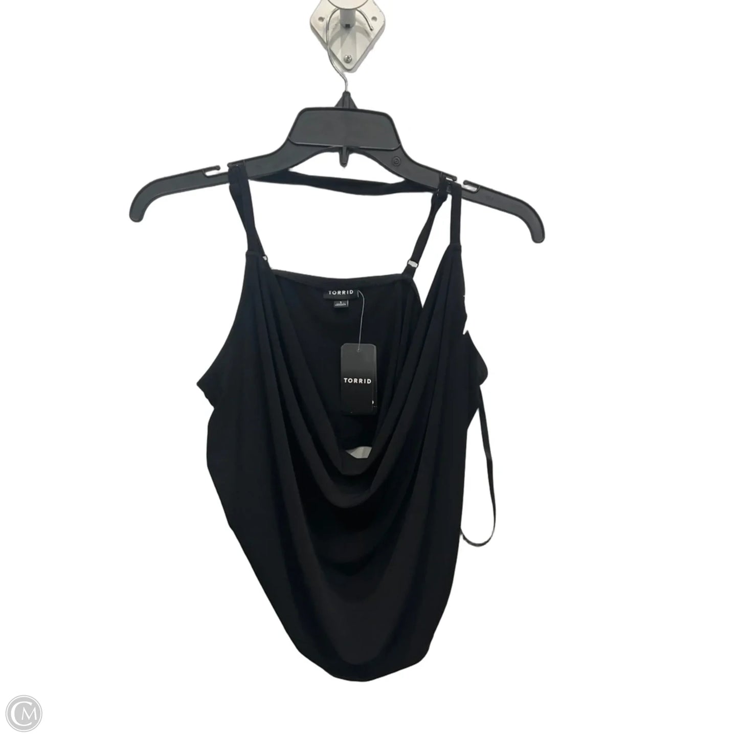 Top Sleeveless By Torrid In Black, Size: 1x