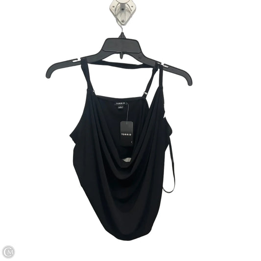 Top Sleeveless By Torrid In Black, Size: 1x