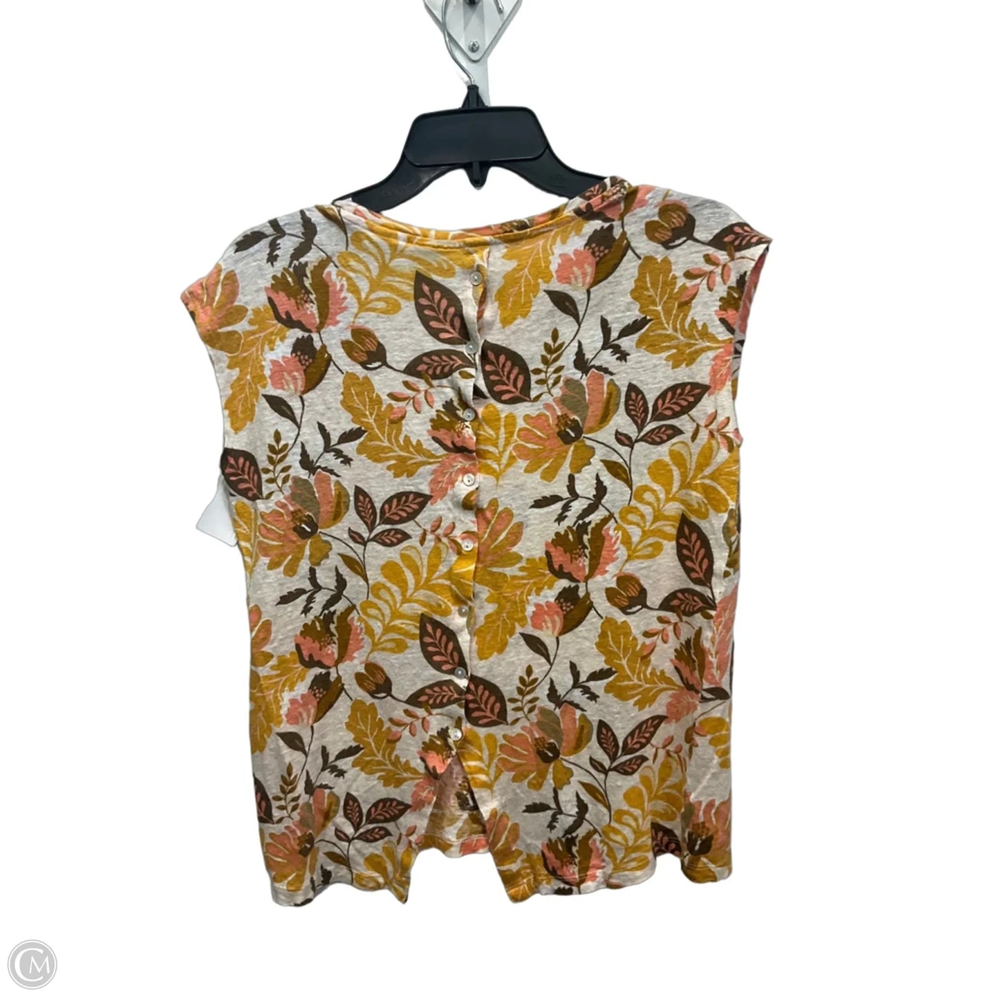 Top Short Sleeve By Rachel Zoe In Yellow, Size: S