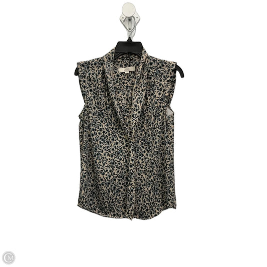 Top Sleeveless By Loft In Tan, Size: S