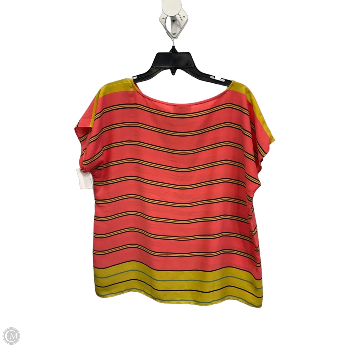 Top Short Sleeve By Loft In Pink, Size: S